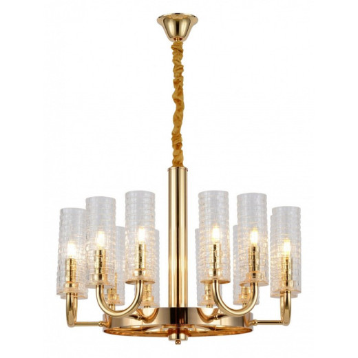 Подвесная люстра LUMINA DECO Donatti LDP 8011-12 F.GD