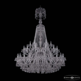 Подвесная люстра Bohemia Ivele Crystal 1409 1409/24+12+6/460/XL-175/2d Ni