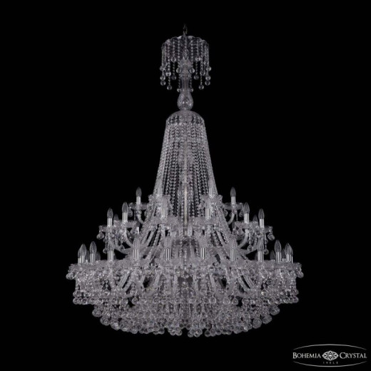 Подвесная люстра Bohemia Ivele Crystal 1409 1409/24+12+6/460/XL-175/2d Ni