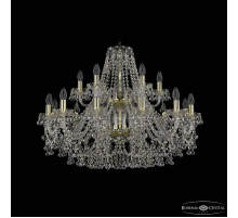 Подвесная люстра Bohemia Ivele Crystal 1409 1409/12+6/300/2d G
