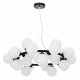 Подвесная люстра LUMINA DECO MARSIADA LDP 6033-25 BK