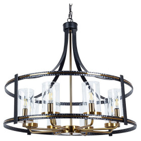 Подвесная люстра Arte Lamp Avior A7011SP-8BK