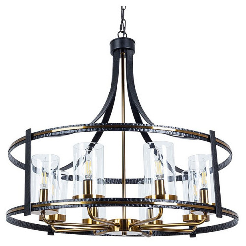 Подвесная люстра Arte Lamp Avior A7011SP-8BK