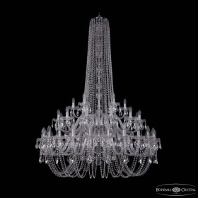Подвесная люстра Bohemia Ivele Crystal 1402 1402/24+12+6/460/h-176/2d Ni