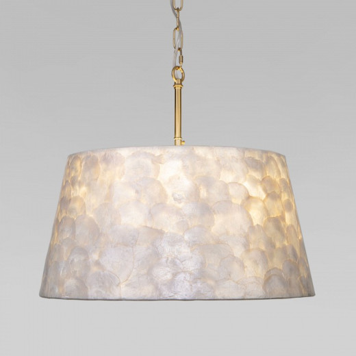 Подвесная люстра Eurosvet  101013/5 латунь/перламутр Smart