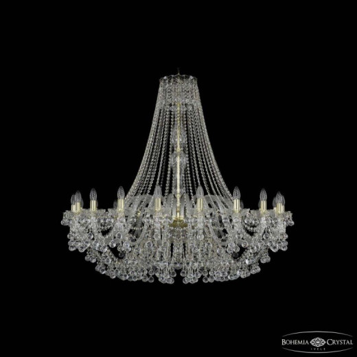 Подвесная люстра Bohemia Ivele Crystal 1409 1409/20/460/h-118 G