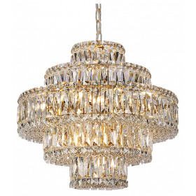 Подвесная люстра Newport 8450 8459+6/C gold