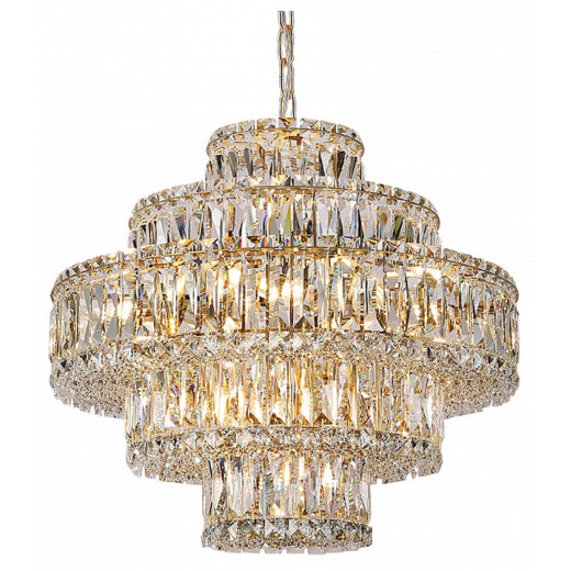 Подвесная люстра Newport 8450 8459+6/C gold