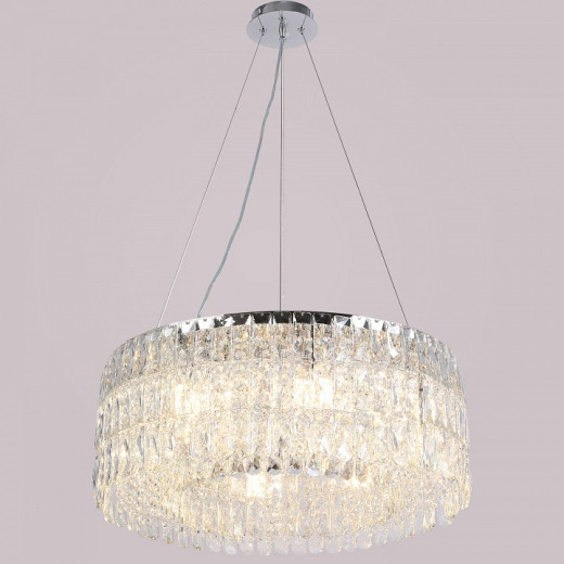 Подвесная люстра ILLUMICO IL5063 IL5063-600PZF-25 CH ELITE