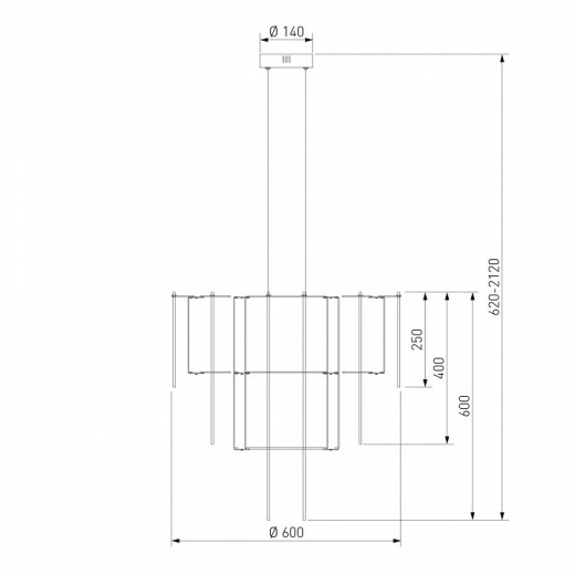 Подвесная люстра Bogate's Queen 91102 LED