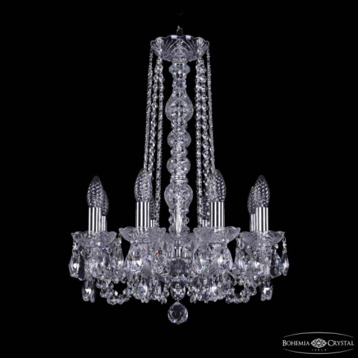 Подвесная люстра Bohemia Ivele Crystal 1402 1402/8/141/h-57 Ni
