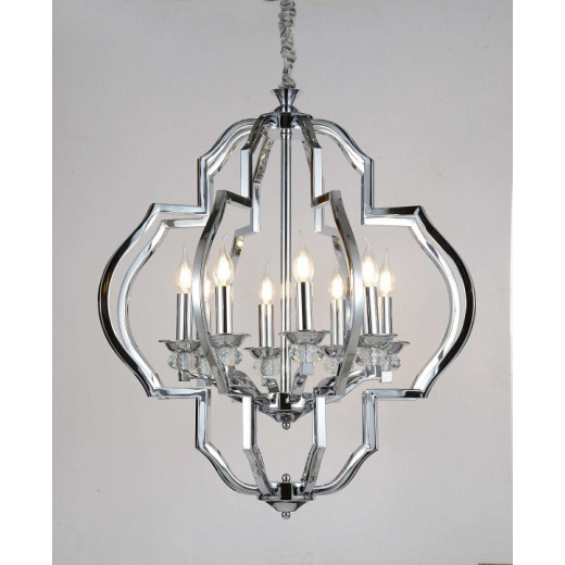 Подвесная люстра LUMINA DECO Cesaro LDP 17078-8 CHR