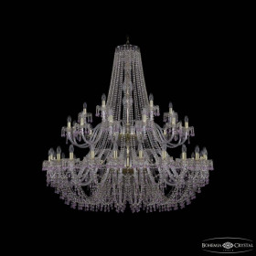 Подвесная люстра Bohemia Ivele Crystal 1410 1410/24+12+6/530/2d G V7010