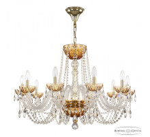 Подвесная люстра Bohemia Ivele Crystal 5402 5402/10/300 G Amber/M-1H