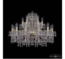 Подвесная люстра Bohemia Ivele Crystal 1403 1403/12+6/240 G
