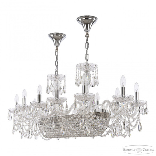 Подвесная люстра Bohemia Ivele Crystal 1453 1453/12/195/800 Ni