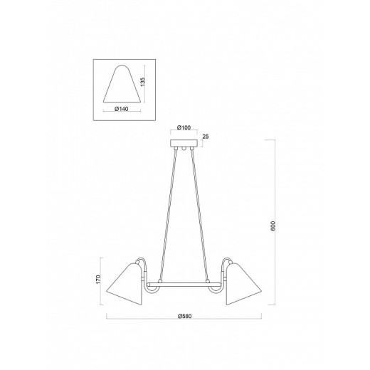 Подвесная люстра Freya  FR8001PL-03WG