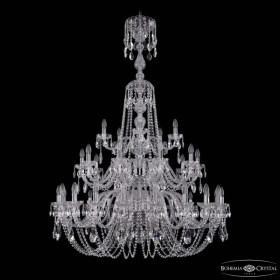 Подвесная люстра Bohemia Ivele Crystal 1402 1402/20+10+5/400/XL-158/3d Ni