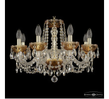 Подвесная люстра Bohemia Ivele Crystal 5402 5402/8/195 G Amber/M-1G