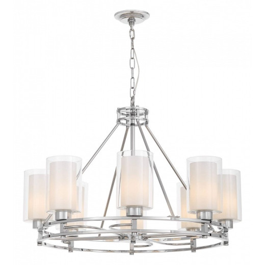 Подвесная люстра LUMINA DECO Marietta LDP 8025-8 CHR+WT