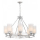 Подвесная люстра LUMINA DECO Marietta LDP 8025-8 CHR+WT