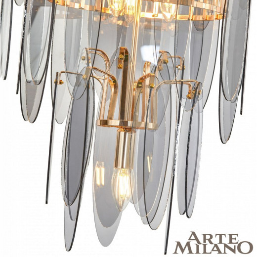 Подвесная люстра Arte Milano AM-7753B 1853B.D800.H1300.E14.25 G