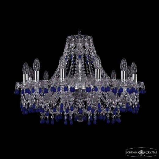 Подвесная люстра Bohemia Ivele Crystal 1410 1410/12/240 Ni V3001