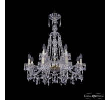 Подвесная люстра Bohemia Ivele Crystal 1403 1403/8+4/240/XL-80 G