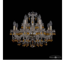 Подвесная люстра Bohemia Ivele Crystal 1410 1410/8+4/195 Pa V1003