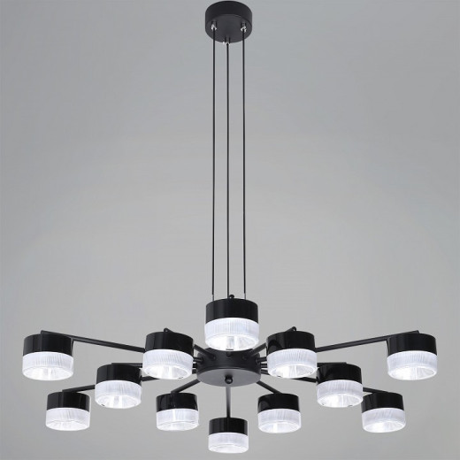 Подвесная люстра  19490-0.4-6+6 Black