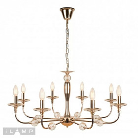 Подвесная люстра iLamp Aura 1030-8GD