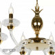 Подвесная люстра iLamp Flo YT2049-6 GD+Cear