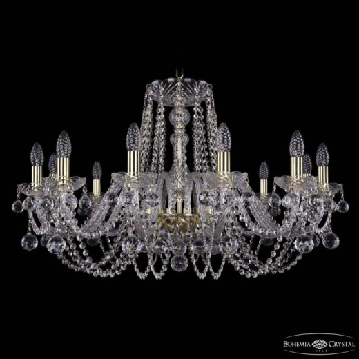 Подвесная люстра Bohemia Ivele Crystal 1402 1402/12/300 G Balls