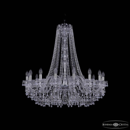 Подвесная люстра Bohemia Ivele Crystal 1410 1410/16/360/h-95 Ni V0300
