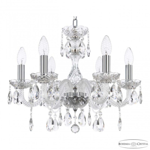 Подвесная люстра Bohemia Ivele Crystal 117 117/6/165 Ni