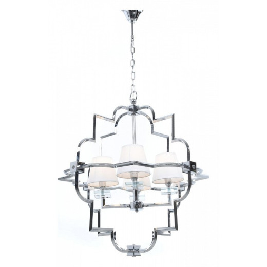 Подвесная люстра LUMINA DECO Baltimore LDP 8020-4 CHR+WT