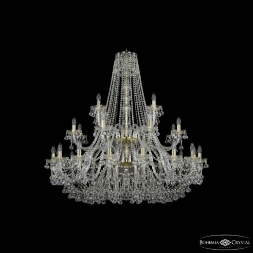 Подвесная люстра Bohemia Ivele Crystal 1409 1409/16+8+4/460/2d G