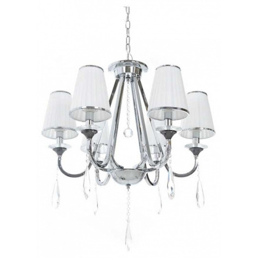Подвесная люстра LUMINA DECO Milesia LDP 8926-6 WT+CHR