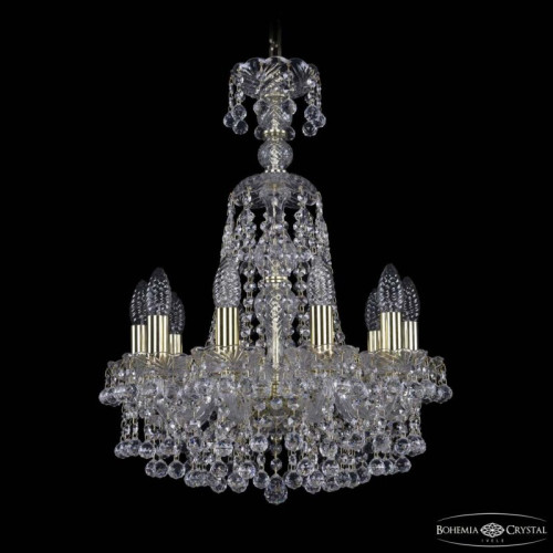 Подвесная люстра Bohemia Ivele Crystal 1409 1409/10/141/XL-59 G