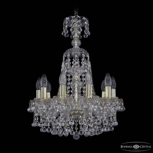 Подвесная люстра Bohemia Ivele Crystal 1409 1409/10/141/XL-59 G