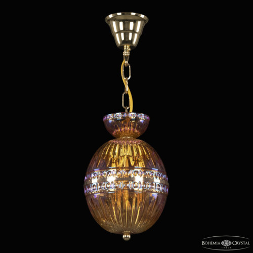 Подвесная люстра Bohemia Ivele Crystal 5480 5480/18 G Shampan/M-1G