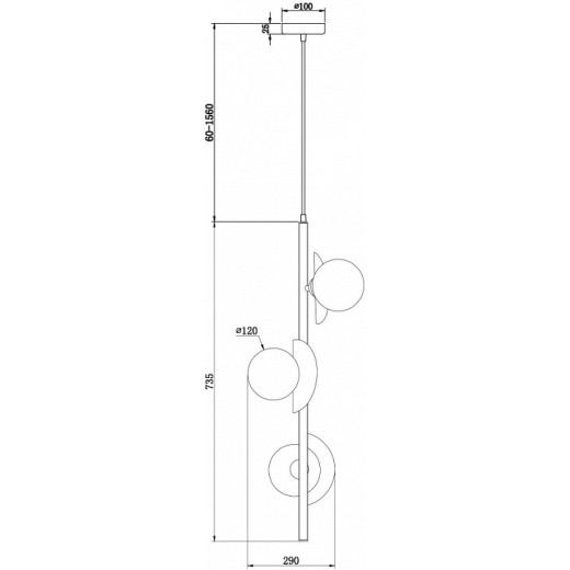 Подвесная люстра Freya Sepia FR5391PL-03CFL