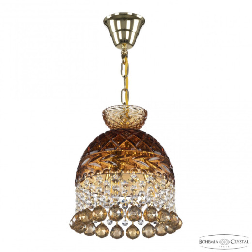 Подвесная люстра Bohemia Ivele Crystal 5478 5478/22 G Amber/M-1F Balls K721