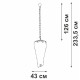 Подвесная люстра Vitaluce V5311 V5311-8/13