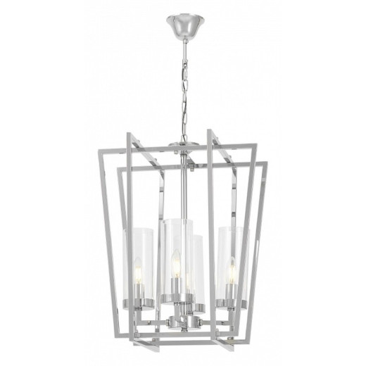 Подвесная люстра LUMINA DECO Afres LDP 1246-4 CHR