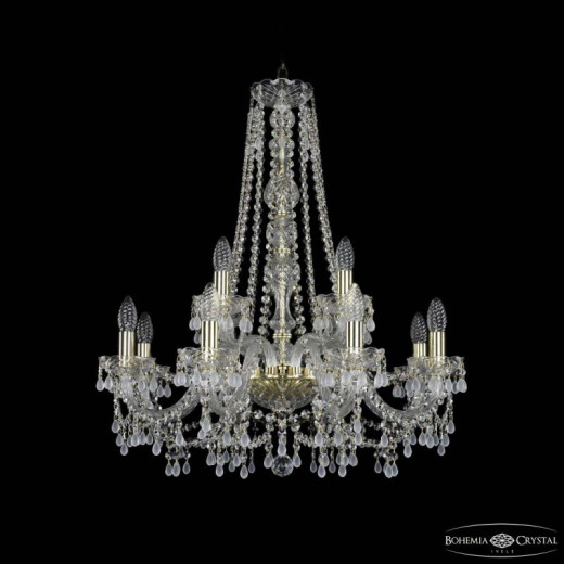 Подвесная люстра Bohemia Ivele Crystal 1410 1410/8+4/240/h-74 G V0300