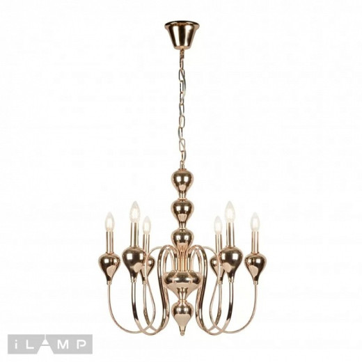 Подвесная люстра iLamp Lady 88003-6 GD