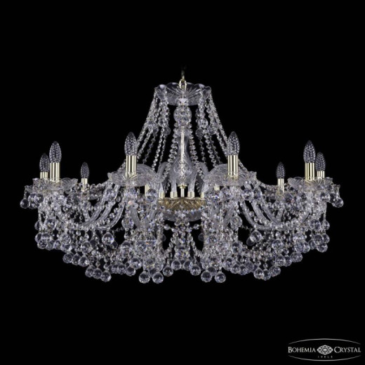 Подвесная люстра Bohemia Ivele Crystal 1409 1409/10/360 G