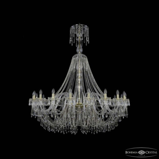 Подвесная люстра Bohemia Ivele Crystal 1403 1403/20/530/XL-160 G