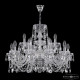 Подвесная люстра Bohemia Ivele Crystal 5402 5402/10+5/240 Ni Clear/M-1G
